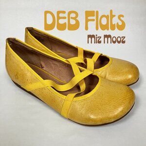 *USED* Miz Mooz DEB Wedge Ballet Flats! Size 8.5 (RUNS SMALL). Super cute!!!